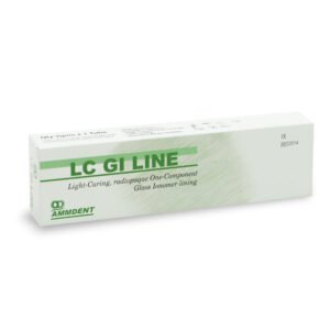 Ammdent LC GI Line Light Curing Radiopaque One Component Glass Ionomer Lining 2