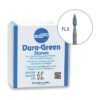 Blue finishing stone for dental composite and porcelain restorations, high precision finish.